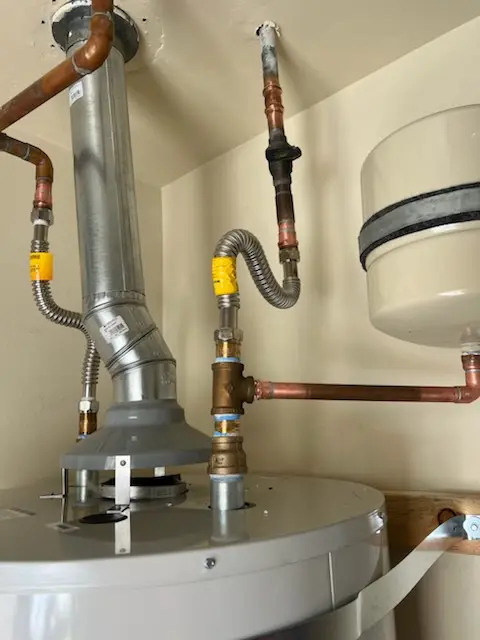 Water heater installation and plumbing repair in West Groton